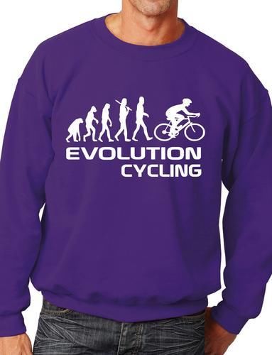 Evolution Of Cycling Sports Sweatshirt