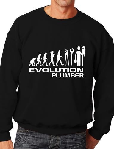 Evolution Of Plumber Funny Sweatshirt