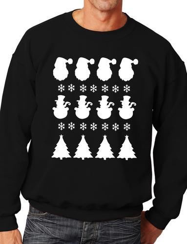 Christmas Scene/Santa Sweatshirt Unisex Christmas