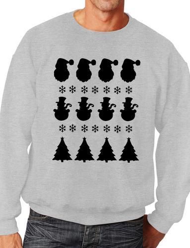 Christmas Scene/Santa Sweatshirt Unisex Christmas