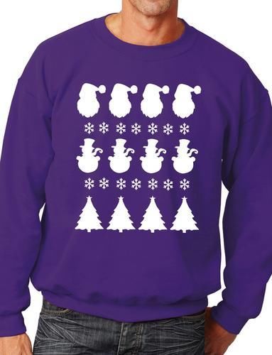 Christmas Scene/Santa Sweatshirt Unisex Christmas