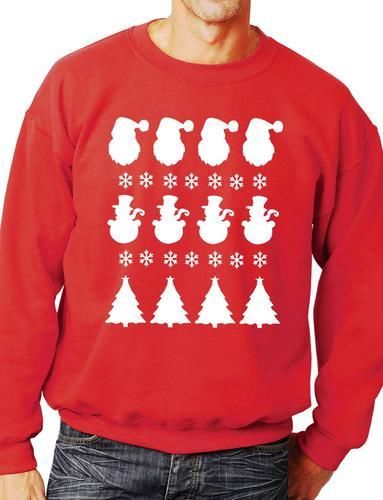 Christmas Scene/Santa Sweatshirt Unisex Christmas